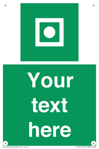 Custom sign safe condition Shipboard general alarm